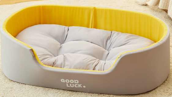 Washable Pet Bed with Removable Cover