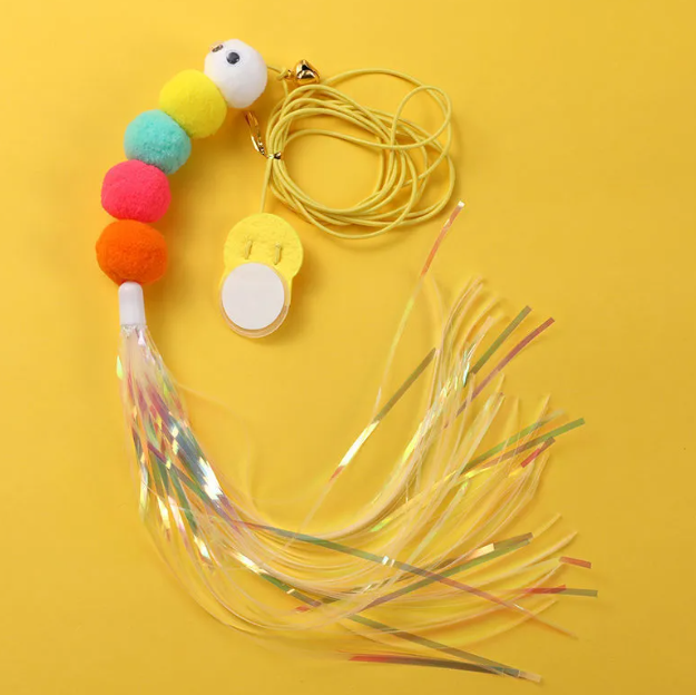 Feather & Bell Cat Teaser Toy