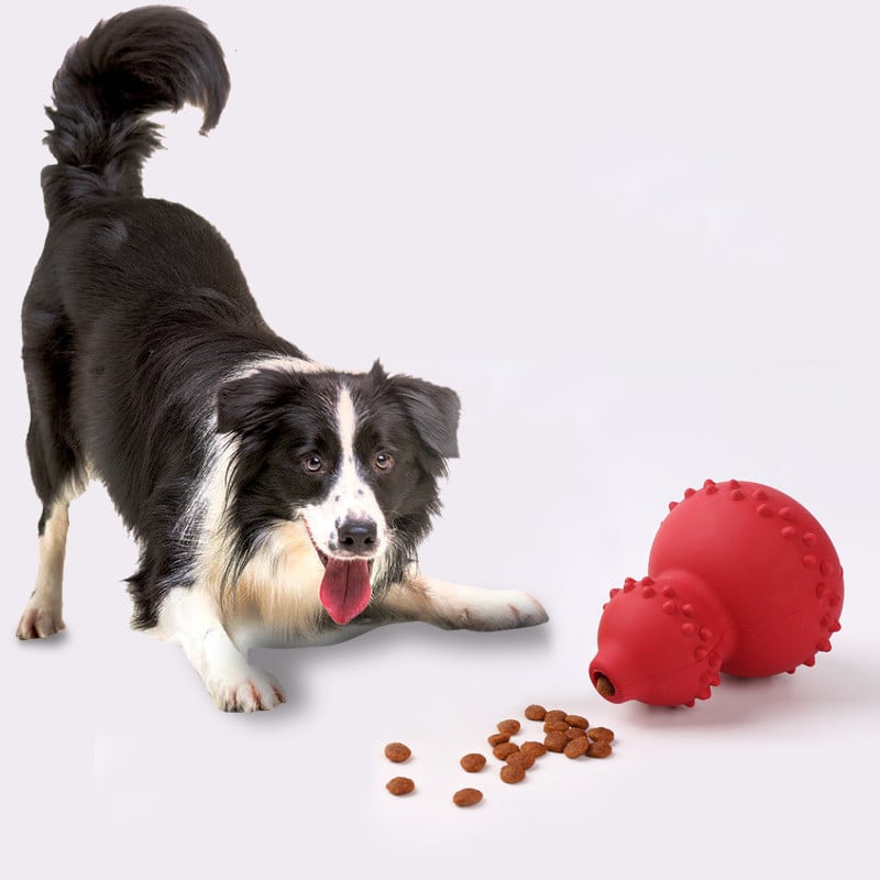 Rubber Treat-Dispensing Dog Toy