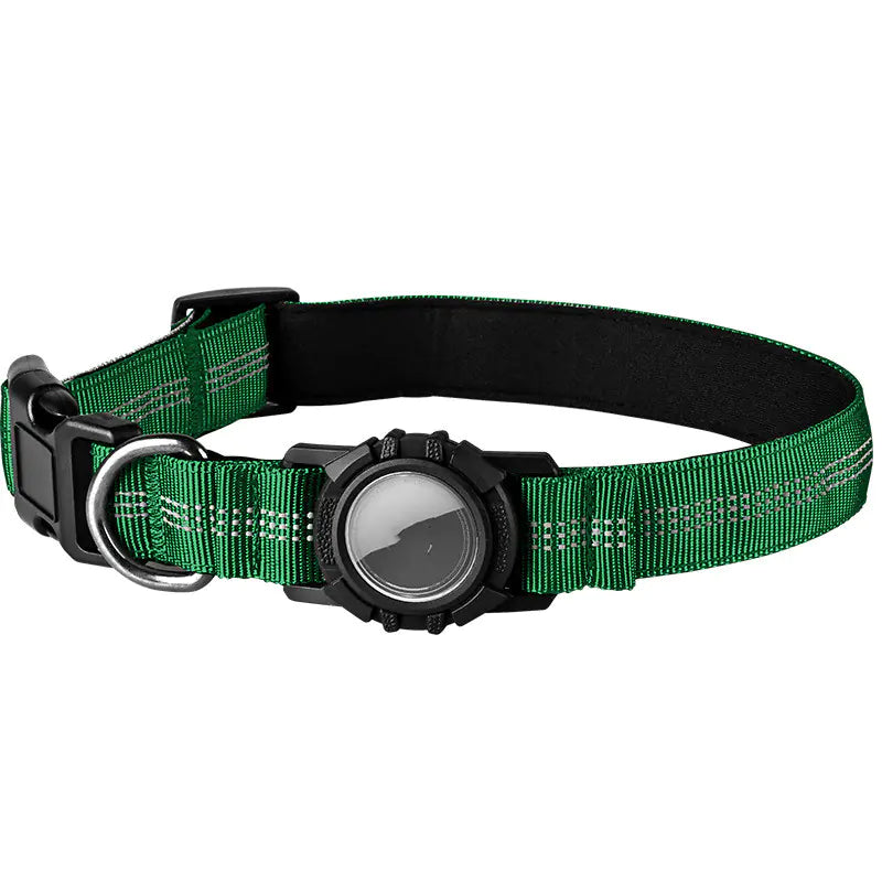 Reflective AirTag-Compatible Dog Collar