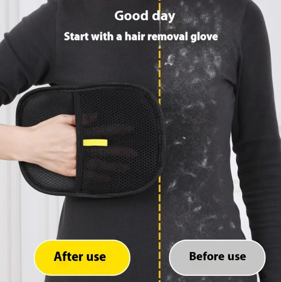 Dual-Sided Pet Grooming & Hair Remover Glove