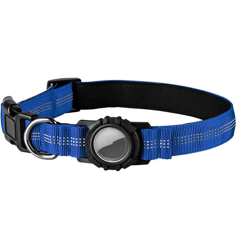 Reflective AirTag-Compatible Dog Collar