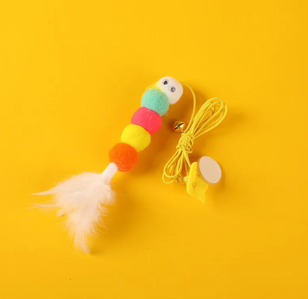 Feather & Bell Cat Teaser Toy