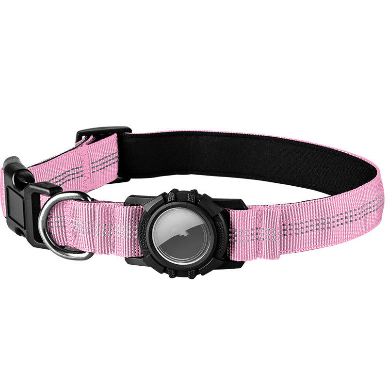 Reflective AirTag-Compatible Dog Collar