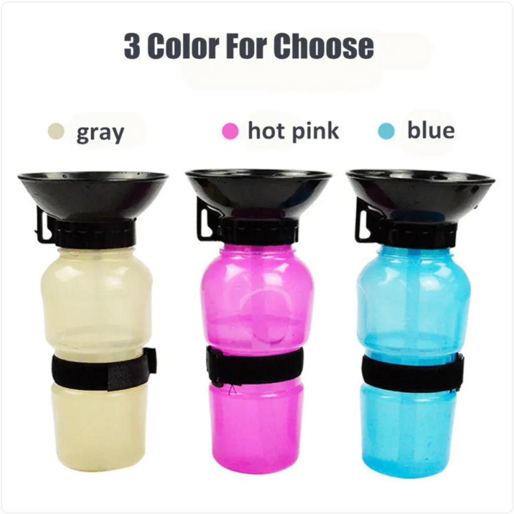 Portable 2-in-1 Pet Water Bottle, 500ml