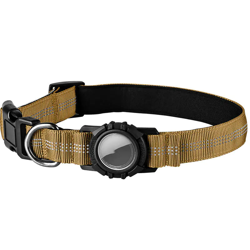 Reflective AirTag-Compatible Dog Collar