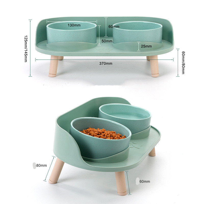 Anti-Tip Elevated Cat Food Bowl