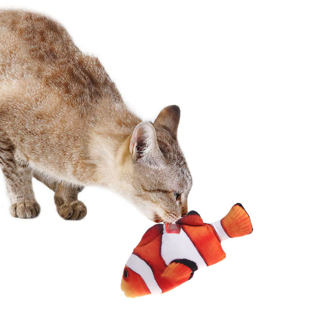 Fish-Shaped Cat Play Toy