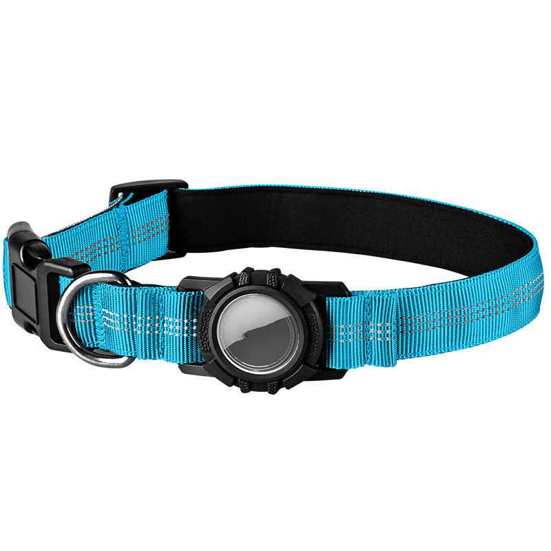 Reflective AirTag-Compatible Dog Collar