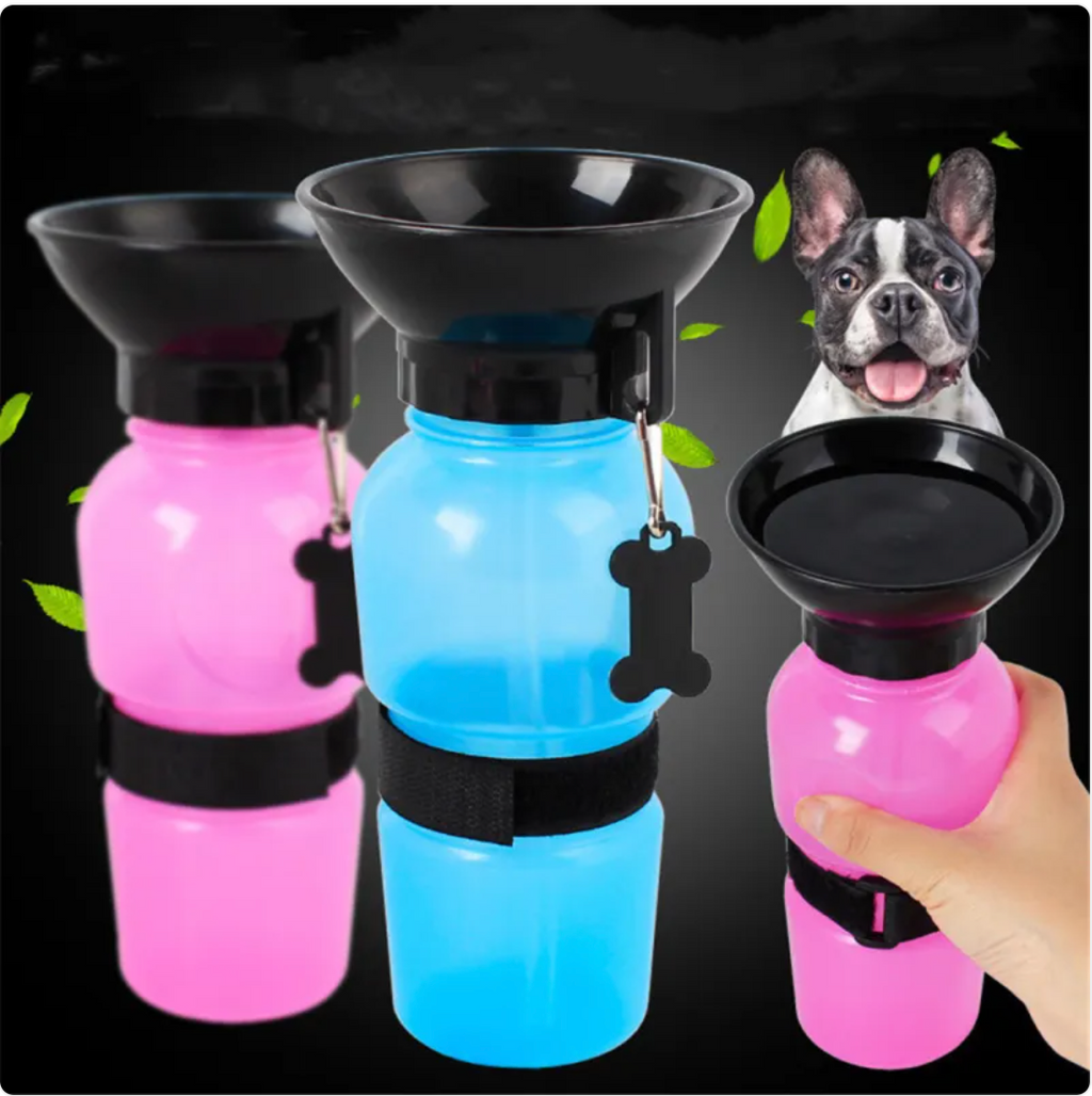 Portable 2-in-1 Pet Water Bottle, 500ml