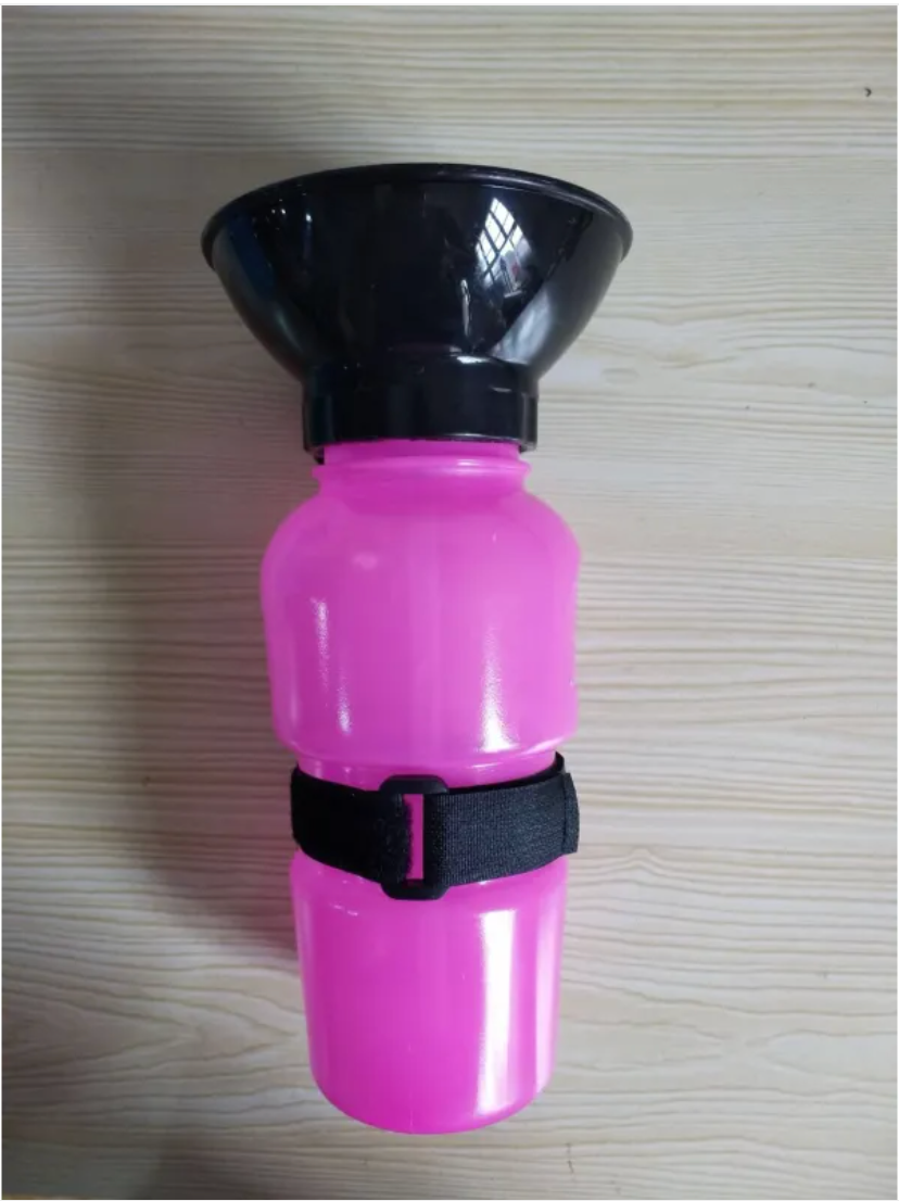 Portable 2-in-1 Pet Water Bottle, 500ml