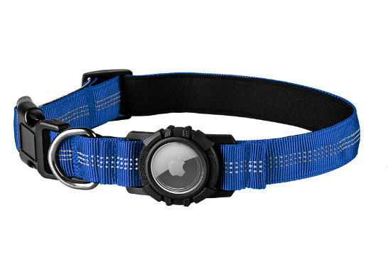 Reflective AirTag-Compatible Dog Collar