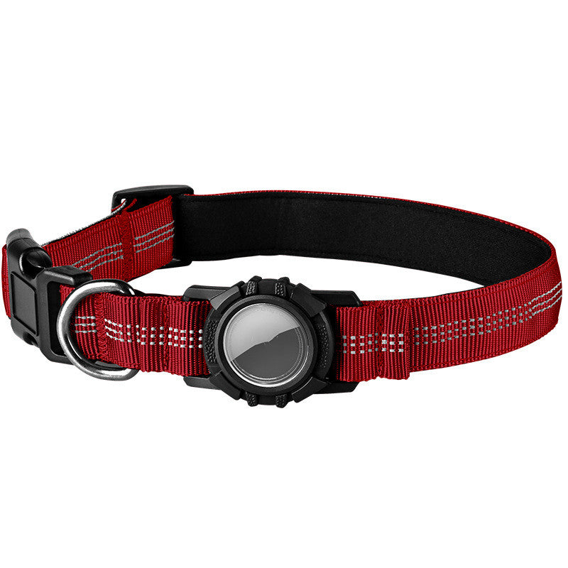 Reflective AirTag-Compatible Dog Collar