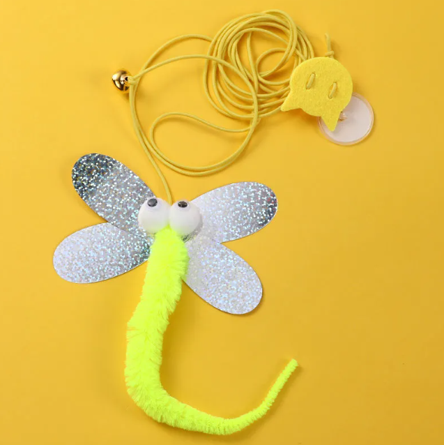 Feather & Bell Cat Teaser Toy