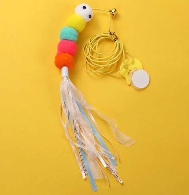 Feather & Bell Cat Teaser Toy