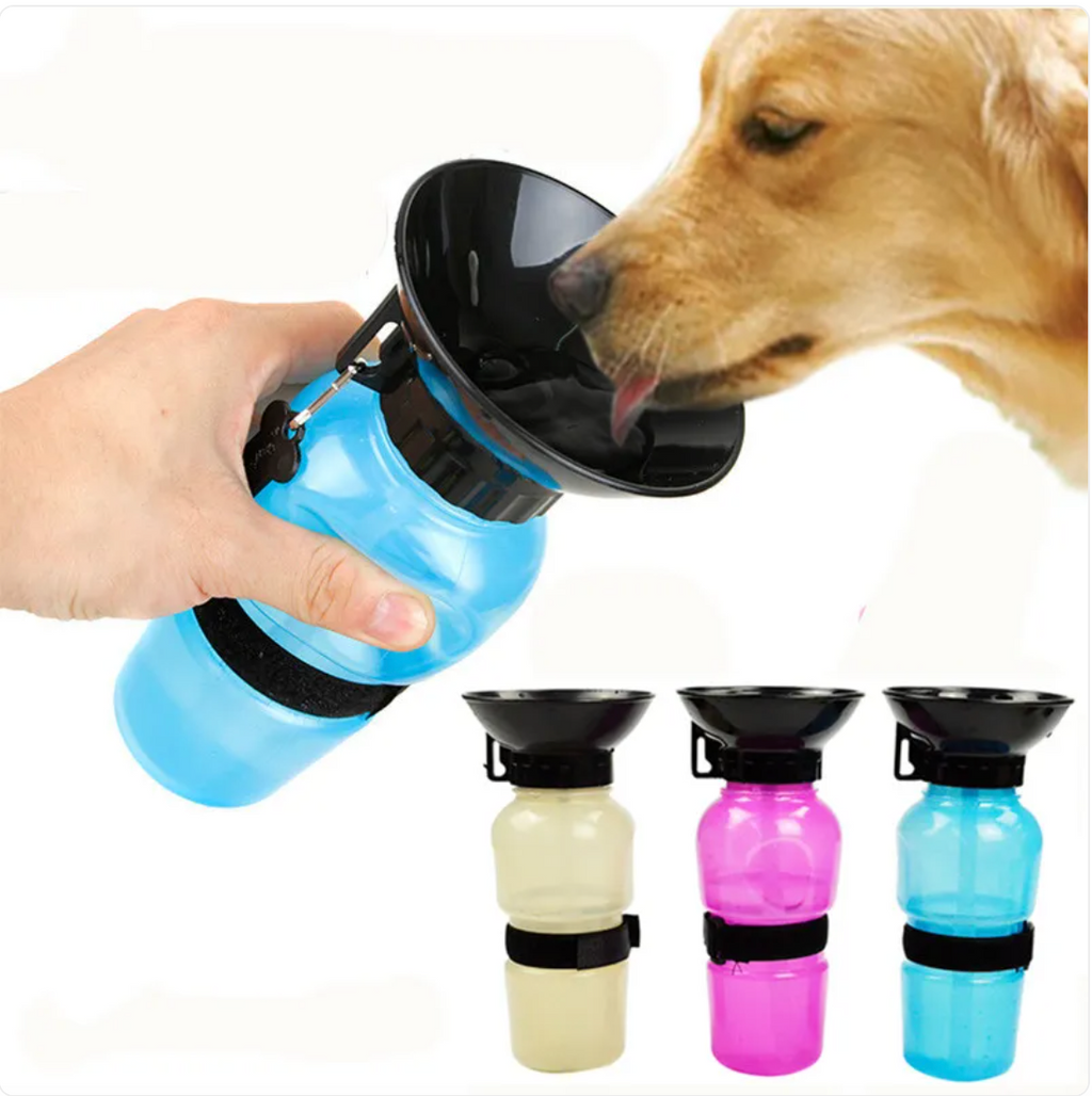 Portable 2-in-1 Pet Water Bottle, 500ml