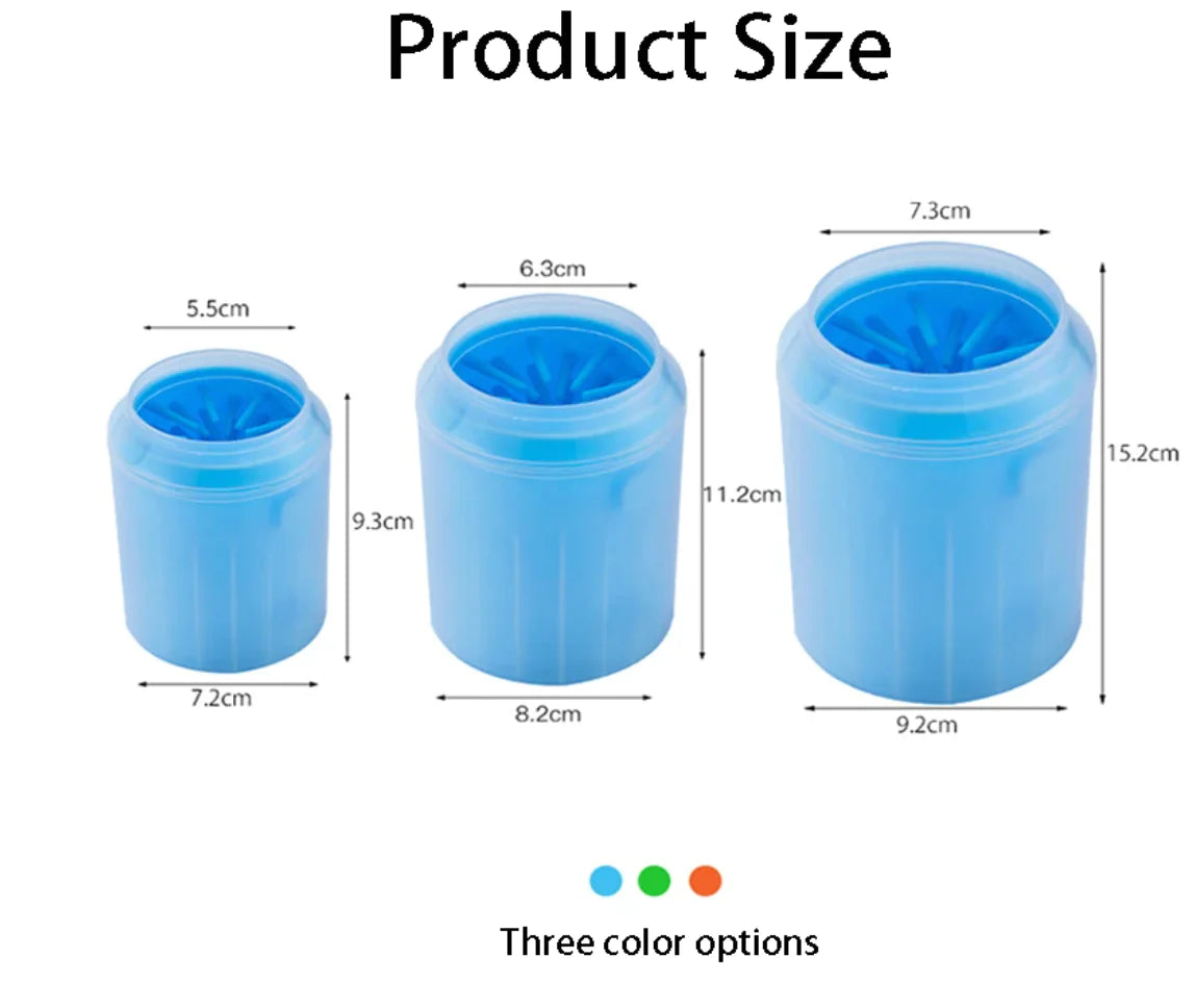 Dog paw cleaner cup product view