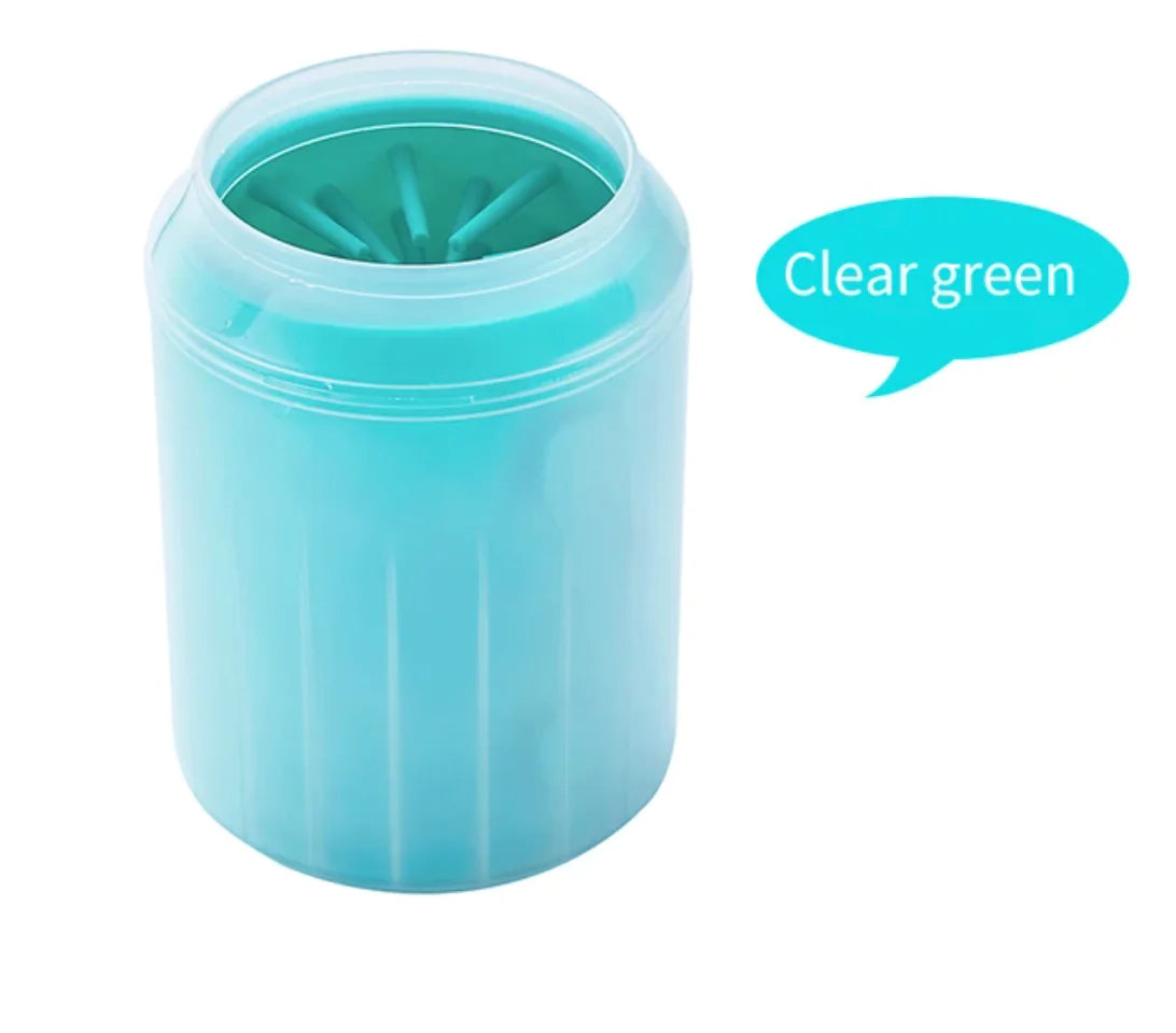 Portable pet paw cleaner cup