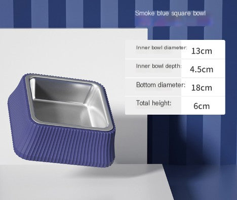 Large Stainless Steel Anti-Tipping Dog Food Bowl